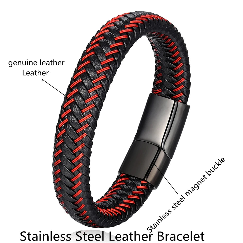 Leather Rope Bracelet - Elevate Style and Wellness