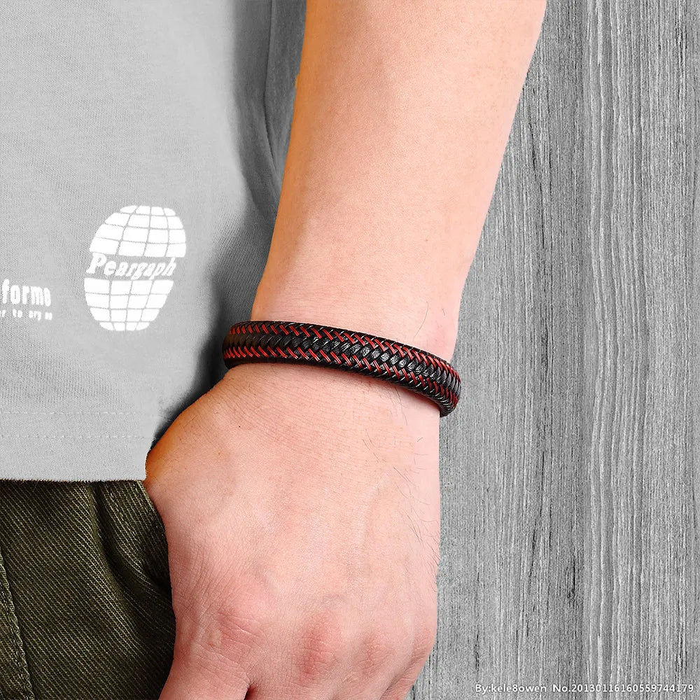 Leather Rope Bracelet - Elevate Style and Wellness | Trend-Setting Design | Free Shipping Available!