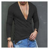 Deep V-Neck Slim Fit T-Shirt - Elevate Your Casual Look