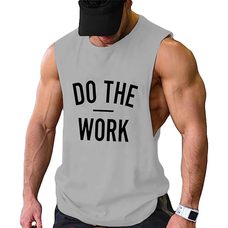 "Do The Work" Elite Performance Bodybuilding Tank Top - Unleash Your Beast Mode in Style