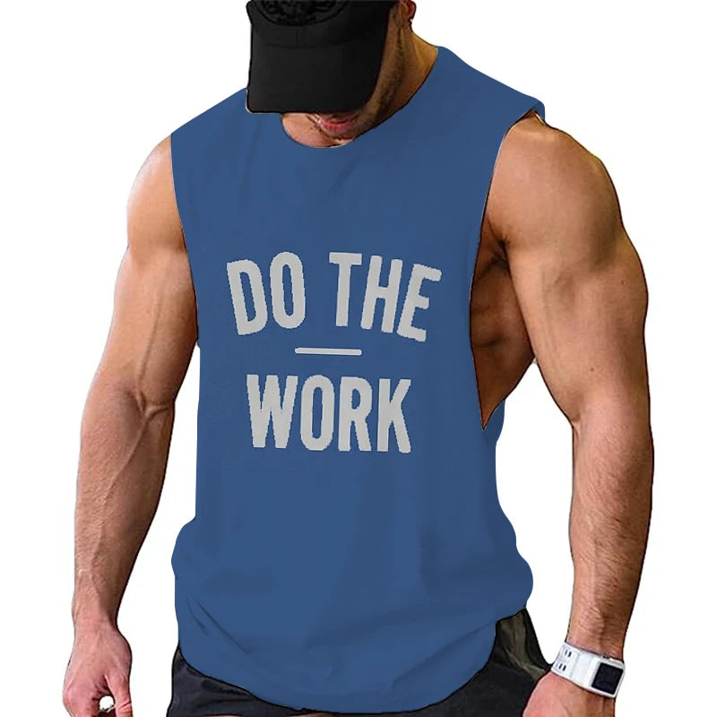 "Do The Work" Elite Performance Bodybuilding Tank Top - Unleash Your Beast Mode in Style
