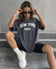 Load image into Gallery viewer, 🗽 Diamond Cut Muscle New York Connection Oversized Graphic T-shirt: Elevate Your Fitness Journey! 🌟