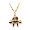 Load image into Gallery viewer, Classic Bodybuilding Powerlifting Barbell Pendant Chain